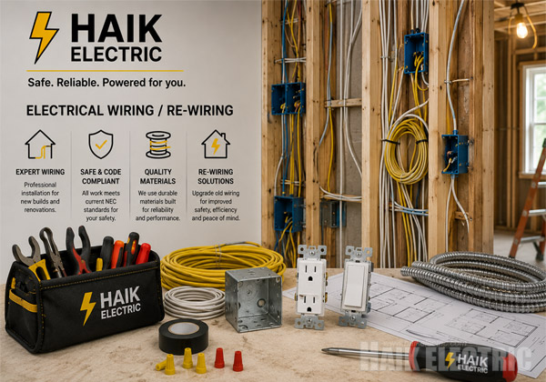 Electrical Wiring / Re-wiring by Haik Electric