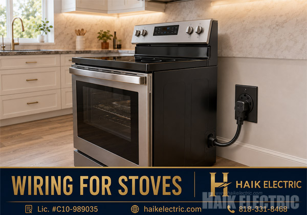 Wiring for Dryers and Stoves project example 1